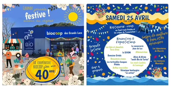 Le rendez vous de l'année : fêtons ensemble les 40ans de Biocoop ! 